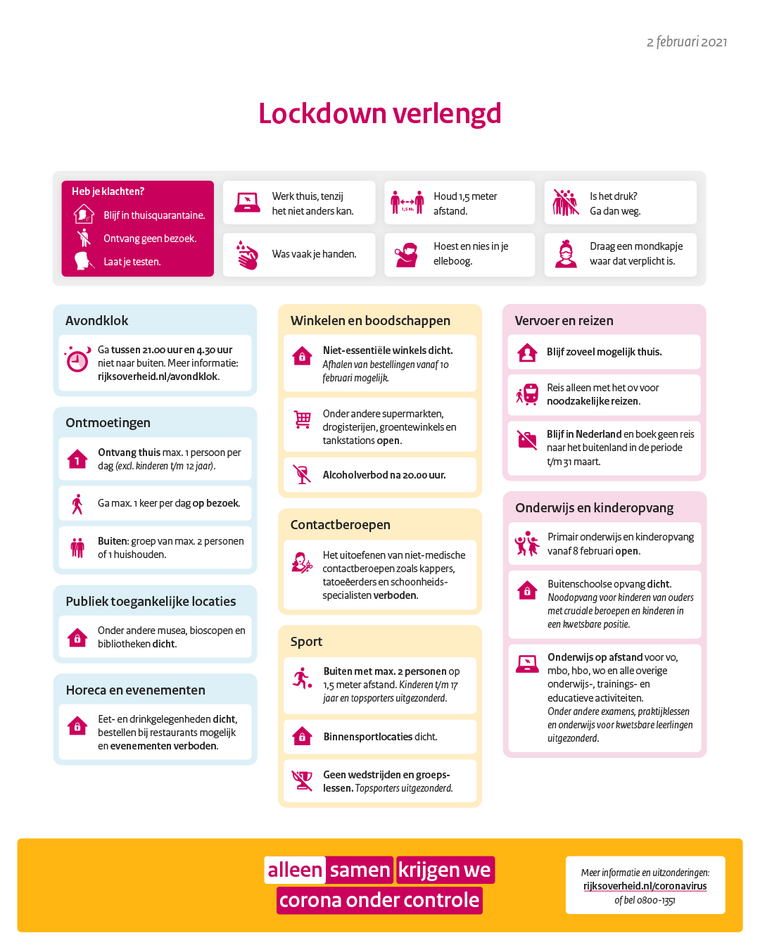 Website Vrzw Situatie Rondom Corona Blijft Ernstig Lockdown Wordt Voortgezet